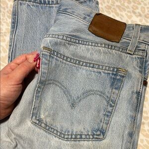 Levi's Light Wash Denim Jeans